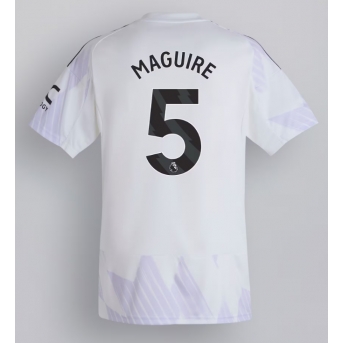 Billige Fotballdrakt Manchester United Harry Maguire #5 Replika Bortedrakt 2025-26 Kortermet